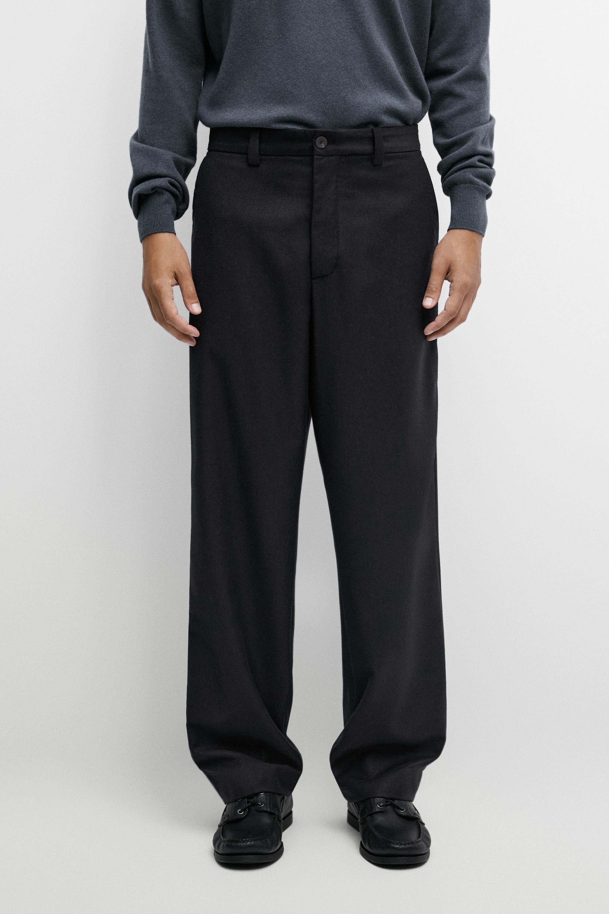 100% wool total look pants
